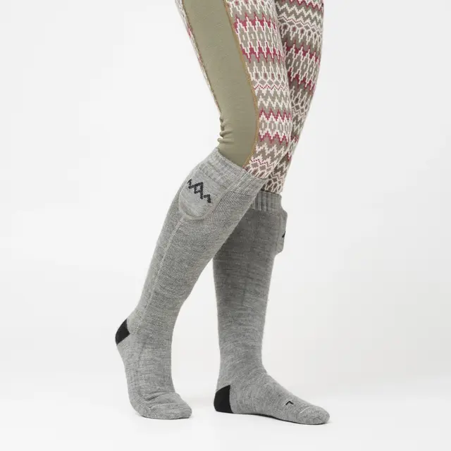 HeatX Heated Everyday Socks w/battery S Grey - EU37/39 