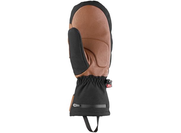 HeatX Heated Outdoor Mittens L Brown/Black 