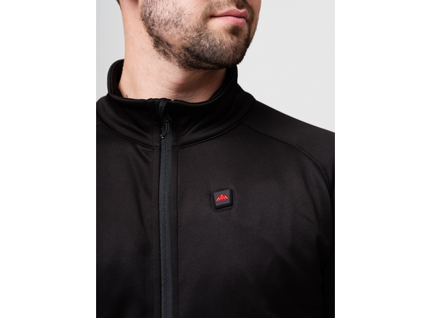 Heatx Heated Fleece Sweater Mens L Black 