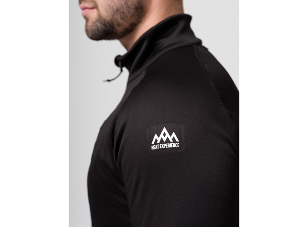 Heatx Heated Fleece Sweater Mens L Black 