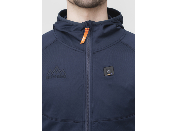 HeatX Heated Anyday Ziphood Mens M Navy/Blue 