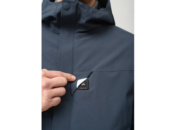 HeatX Heated Oslo Coat Mens M Navy 