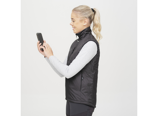 HeatX Heated Outdoor Vest Womens L Black 