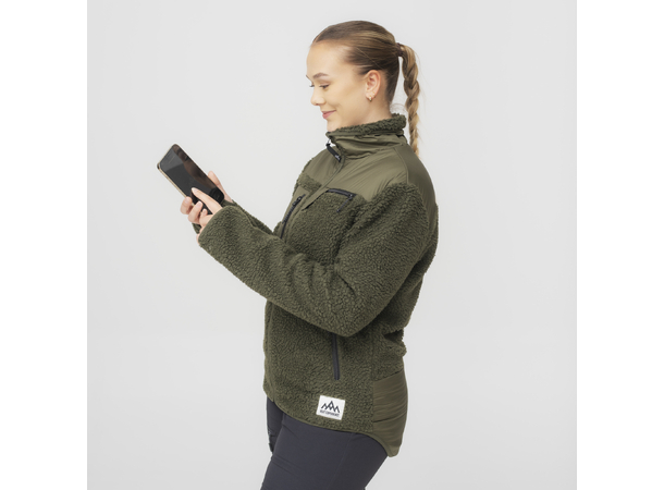 HeatX Heated Pile Fleece Unisex XL Olive Green 