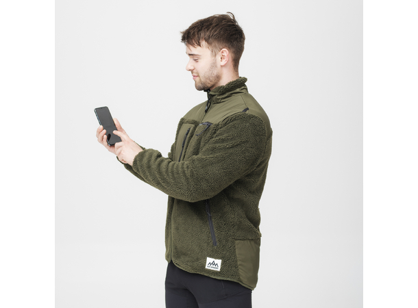 HeatX Heated Pile Fleece Unisex XL Olive Green 