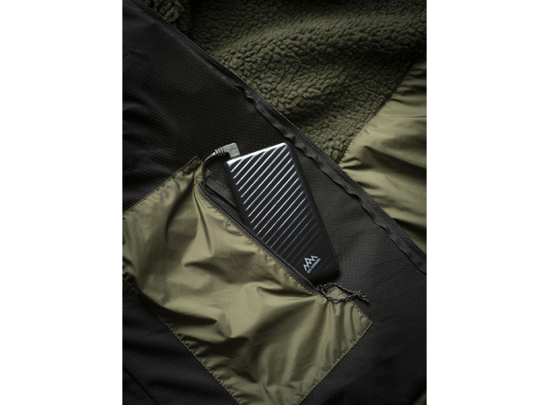 HeatX Heated Pile Fleece Unisex XL Olive Green 