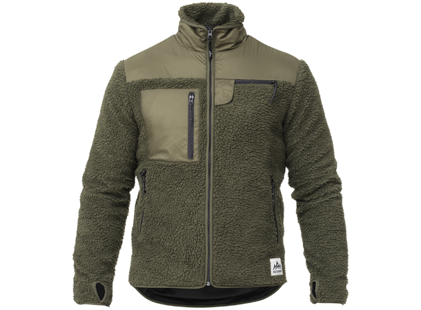 HeatX Heated Pile Fleece Unisex XL Olive Green 