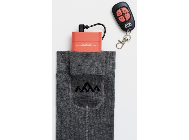 HeatX Heated Everyday Socks w/batt. V2 L Cream - EU43/45 