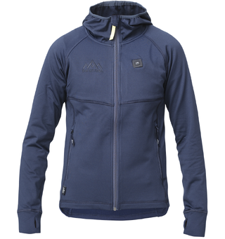 HeatX Heated Anyday Ziphood Womens Navy/Blue