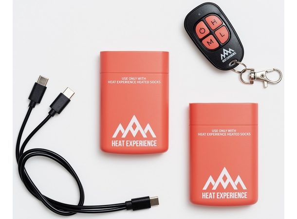 HeatX Heated Everyday Socks w/batt. V2 L Grey - EU43/45 