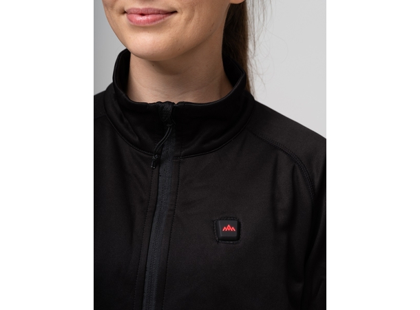 Heatx Heated Fleece Sweater Womens M Black 