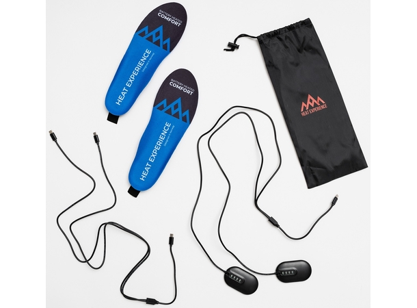 HeatX Heated App Insoles XL Wireless Charging - Blue, EU44-46 