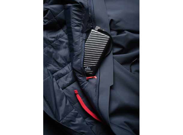 HeatX Heated Oslo Coat Womens L Navy 