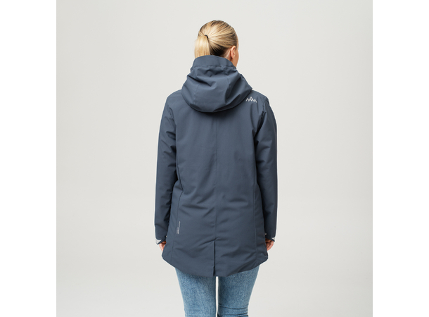 HeatX Heated Oslo Coat Womens L Navy 