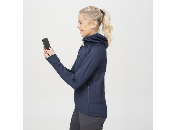 HeatX Heated Anyday Ziphood Womens S Navy/Blue 