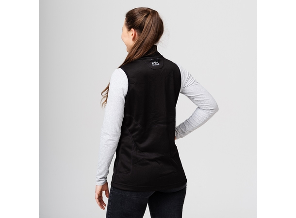HeatX Heated Fleece Vest Womens M Black 