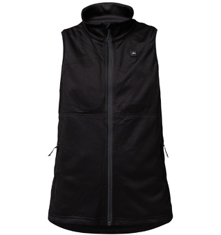 HeatX Heated Fleece Vest Womens Black