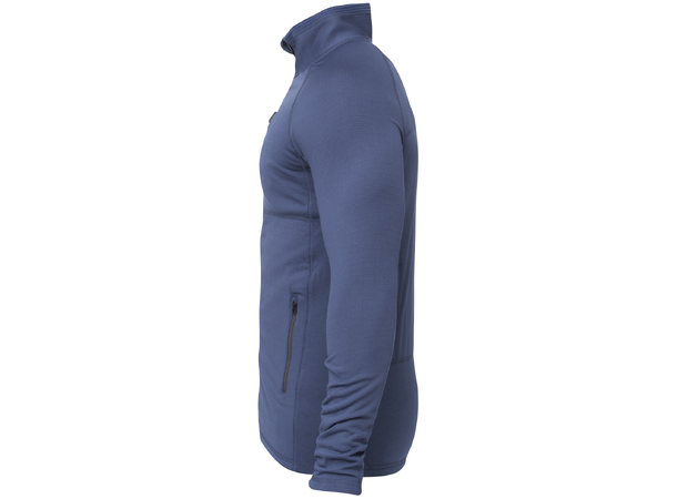 HeatX Heated Grid Fleece Mens S Blue 