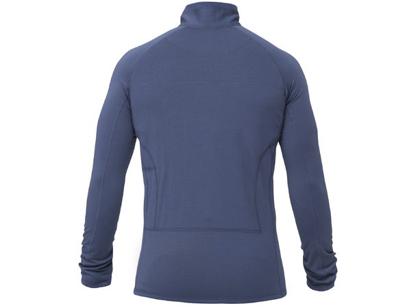 HeatX Heated Grid Fleece Mens S Blue 