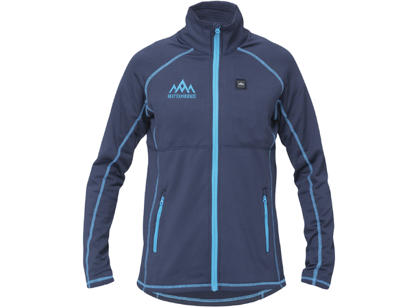 HeatX Heated Grid Fleece Womens XS Blue 