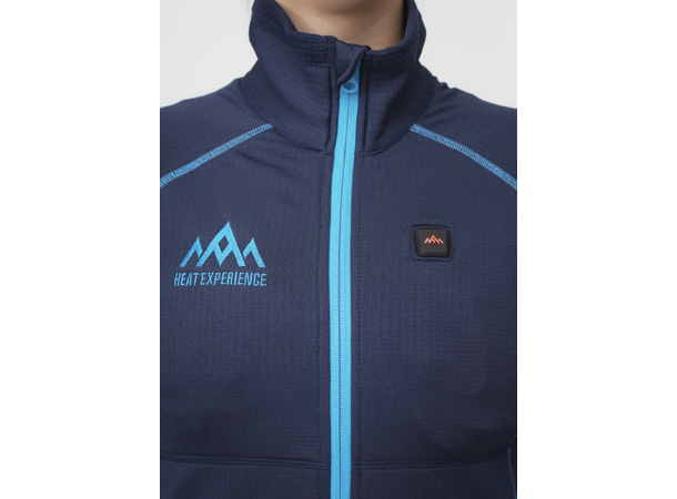HeatX Heated Grid Fleece Womens XS Blue 