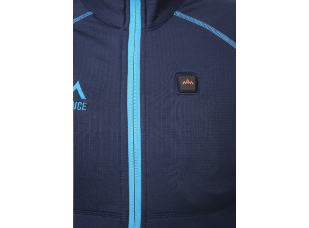 HeatX Heated Grid Fleece Womens XS Blue 