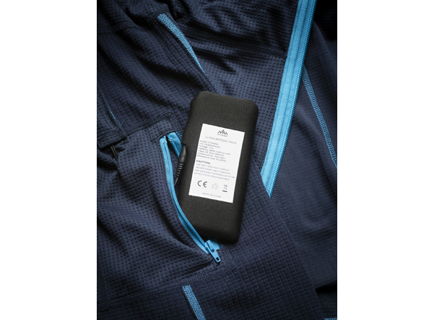 HeatX Heated Grid Fleece Womens XS Blue 