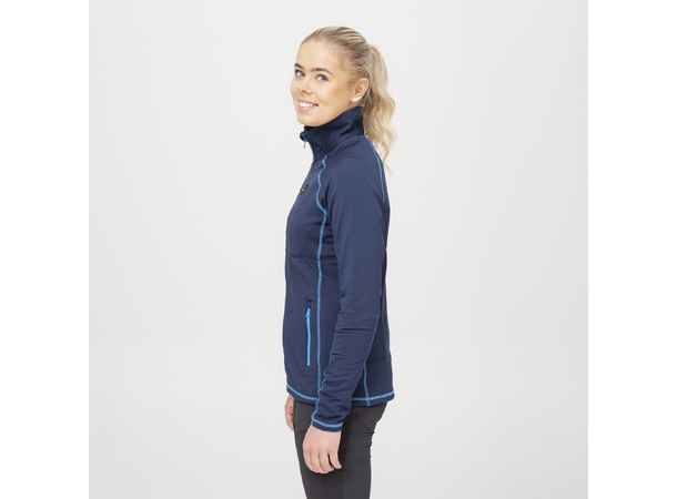 HeatX Heated Grid Fleece Womens XS Blue 