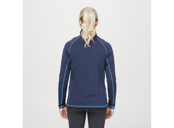 HeatX Heated Grid Fleece Womens XS Blue 