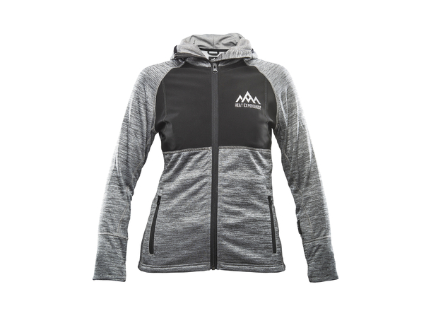 HeatX Heated Ziphood Womens XS Grey 
