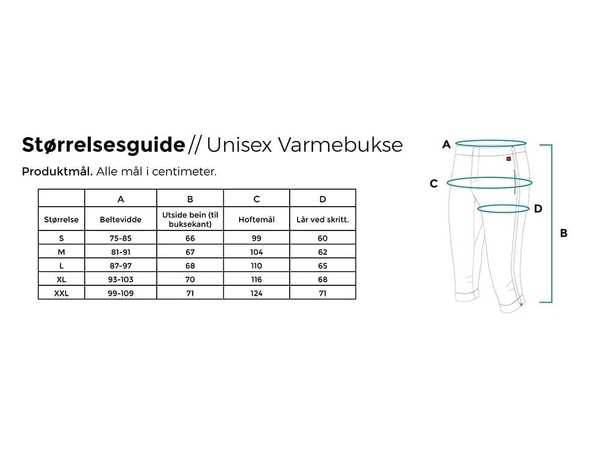 HeatX Heated Knee Pants 2021 XS Black 