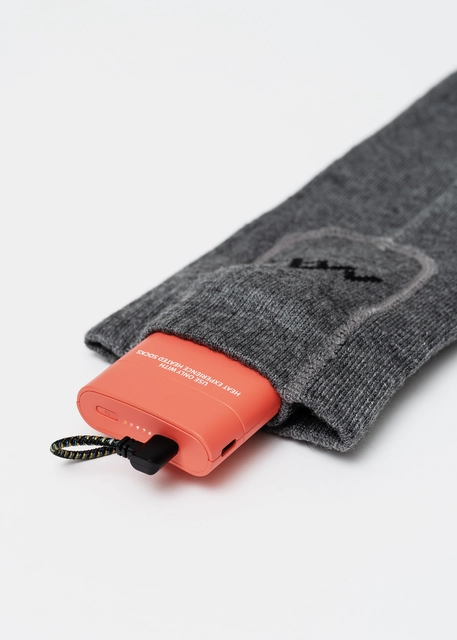 HeatX Heated Everyday Socks w/batt. V2 L Grey - EU43/45 