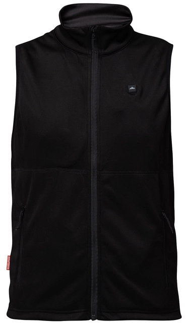 HeatX Heated Fleece Vest Mens L Black 