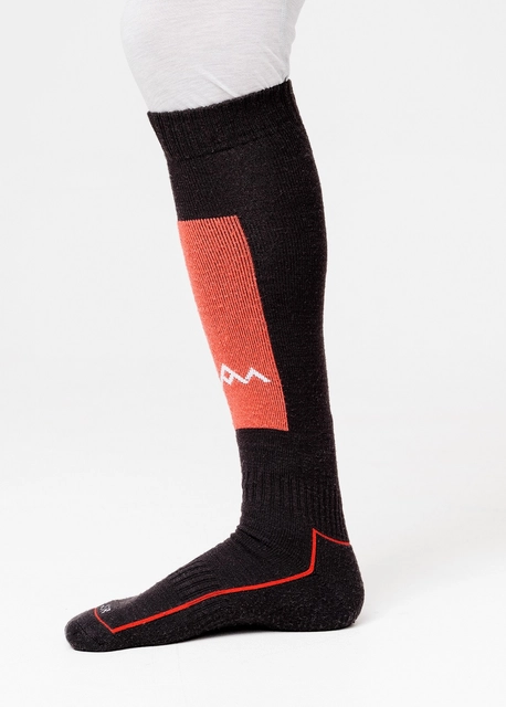 HeatX Heated Technical Socks w/batt. L Red/Black - EU43/45 