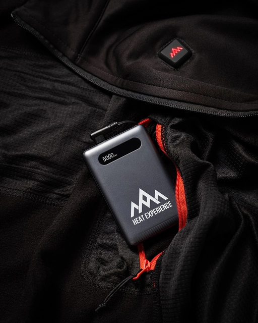 Heatx Heated Fleece Sweater Mens L Black 