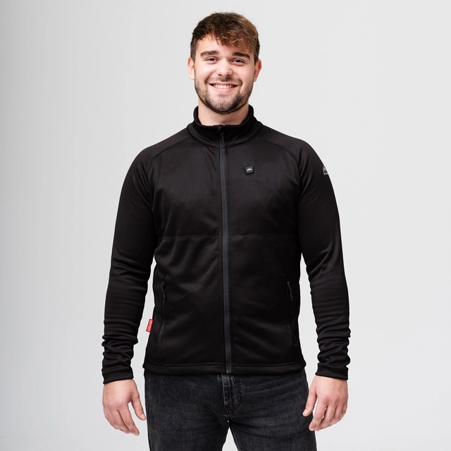 Heatx Heated Fleece Sweater Mens L Black 