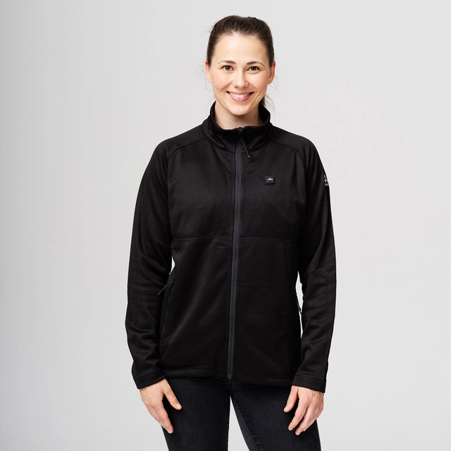 Heatx Heated Fleece Sweater Womens M Black 