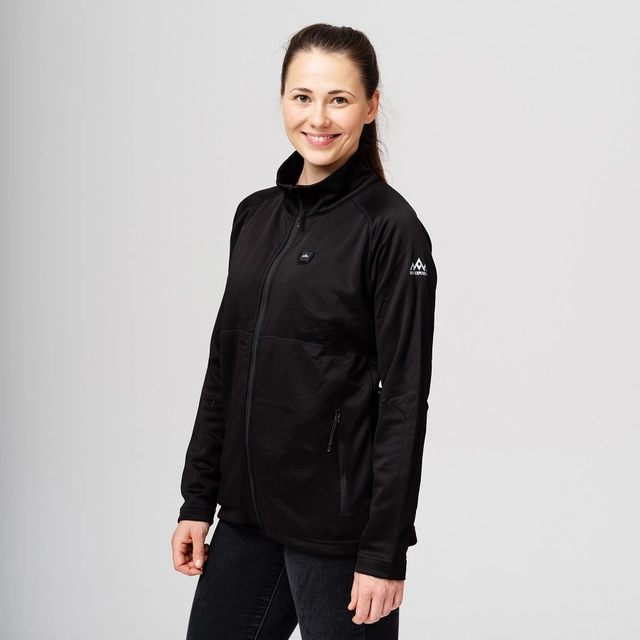 Heatx Heated Fleece Sweater Womens M Black 