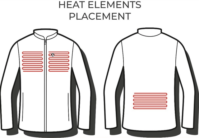 HeatX Allround Jacket M's L Black - Battery Heated 