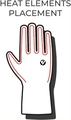 HeatX Blizzard Gloves v2 XS Black - Battery Heated