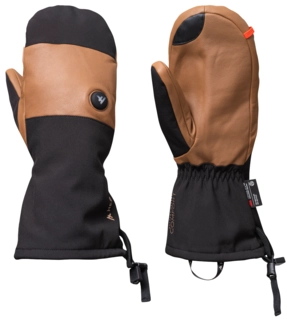 HeatX Carve Mittens Brown/Black - Battery Heated