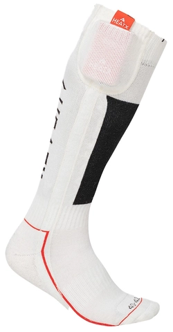 HeatX Carve Socks and Battery Sand/Black - Battery Heated