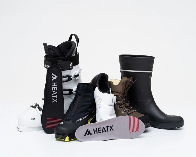 HeatX Hybrid Insoles, App Control S Black - Battery Heated, EU35-37 