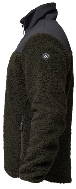 HeatX Hybrid Pile Jacket S Olive/Black - Battery Heated 
