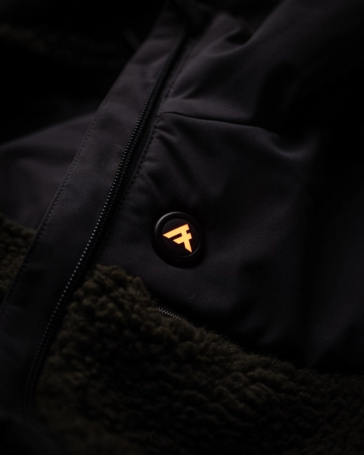 HeatX Hybrid Pile Jacket S Olive/Black - Battery Heated 