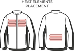 HeatX Hybrid Pile Jacket XL Olive/Black - Battery Heated