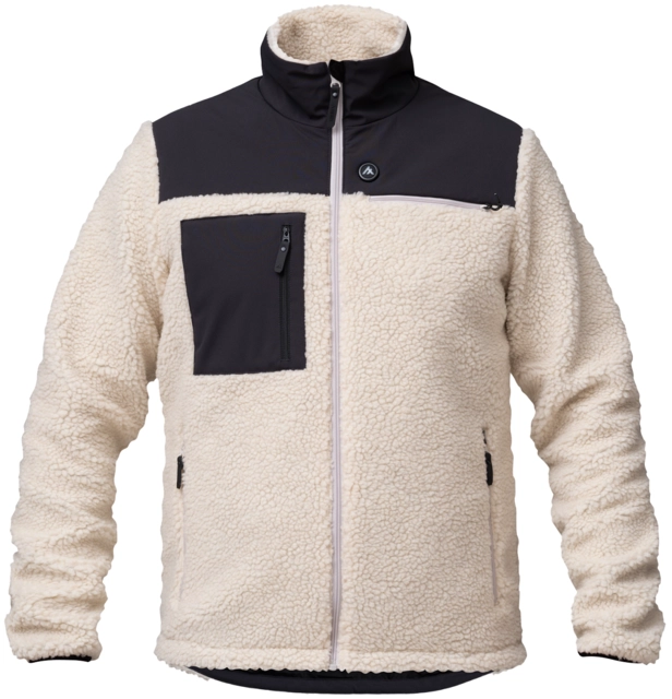 HeatX Hybrid Pile Jacket S Sand/Black - Battery Heated 