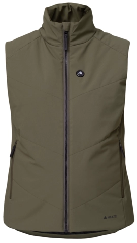 HeatX Metro Vest W's Olive - Battery Heated