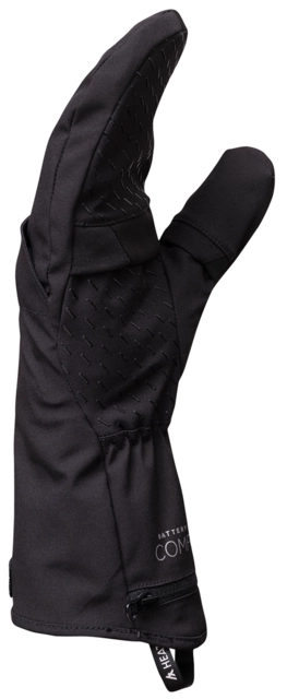 HeatX Pullover Mittens v2 S Black - Battery Heated 