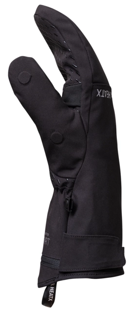 HeatX Pullover Mittens v2 S Black - Battery Heated 